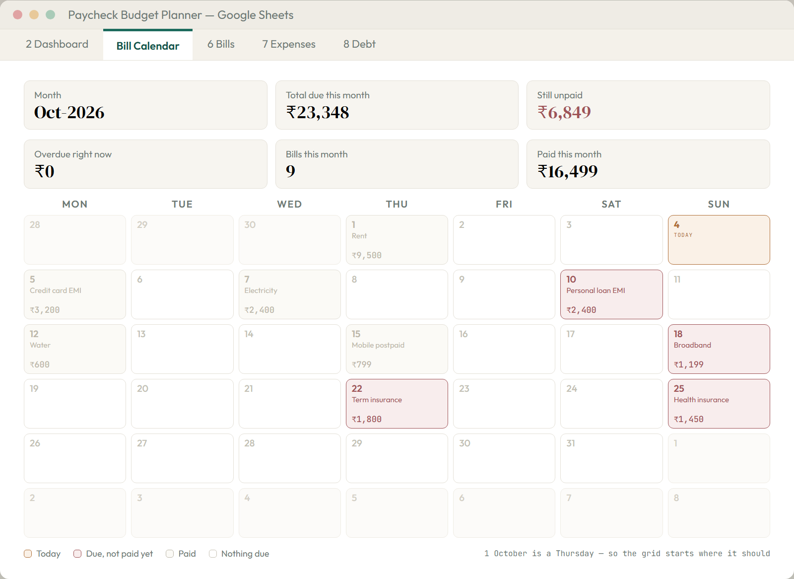 Paycheck Budget Planner - Image 3