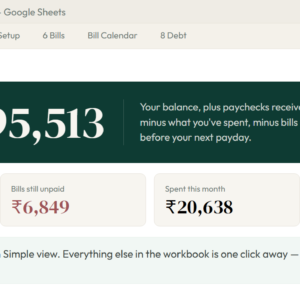 Paycheck Budget Planner